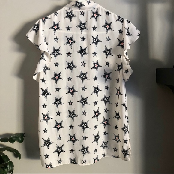 Zara flutter sleeve blouse - Picture 3 of 5